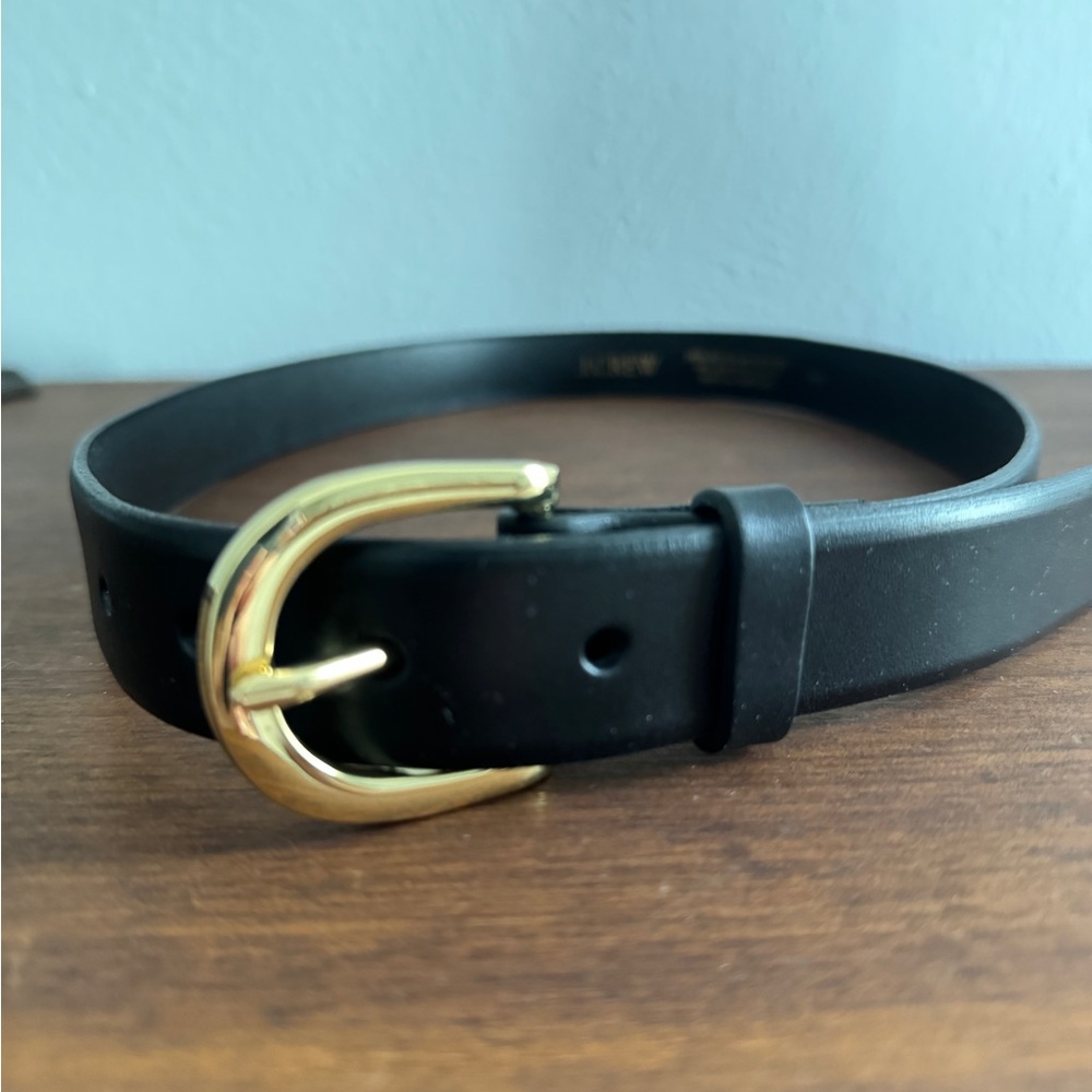 J. Crew Black Belt